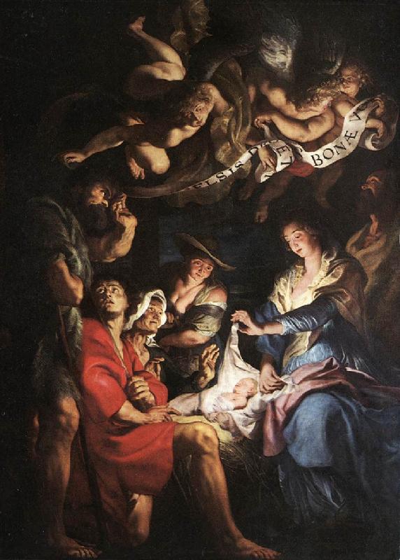 RUBENS, Pieter Pauwel Adoration of the Shepherds af oil painting picture